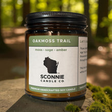 Load image into Gallery viewer, Oakmoss Trail - Oakmoss and amber soy candle