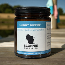Load image into Gallery viewer, Skinny Dippin’ Candle – Unscented 100% Soy Candle (No Fragrance, No Dyes)